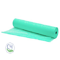 Простыня 70*200 в рулоне ЗЕЛЕНЫЙ СМС 15 гр.м2